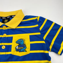 Load image into Gallery viewer, Unisex NRL Supporter, PARRAMATTA EELS polo shirt top, GUC, size 6,  