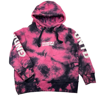 Unisex GHANDA, fleece-lined tie-dyed hoodie sweater, GUC, size 3-4,  