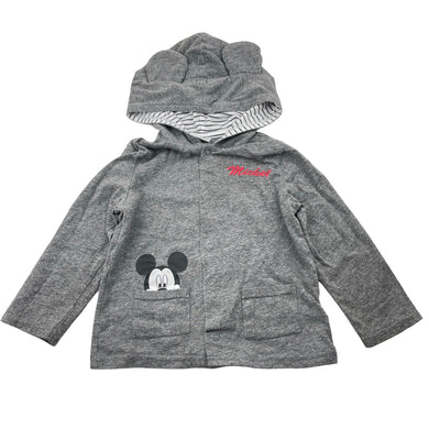 Boys Disney, Mickey Mouse long sleeve hooded top, GUC, size 2,  