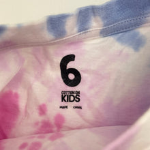 Load image into Gallery viewer, Girls Cotton On, tie-dyed cotton tee / top, EUC, size 6,  
