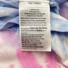 Load image into Gallery viewer, Girls Cotton On, tie-dyed cotton tee / top, EUC, size 6,  