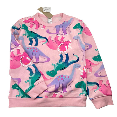 Girls Anko, fleece-lined sweater / jumper, dinosaurs, NEW, size 9,  