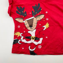 Load image into Gallery viewer, Girls B&amp;L, cotton Christmas tee / top, EUC, size 4,  