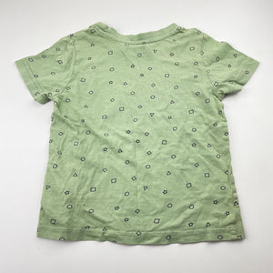Boys Lily & Dan, green cotton tee / top, FUC, size 4,  