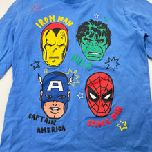 Load image into Gallery viewer, Boys MARVEL, superhero cotton long sleeve tee / top, EUC, size 4,  