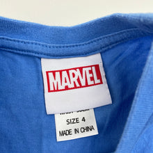 Load image into Gallery viewer, Boys MARVEL, superhero cotton long sleeve tee / top, EUC, size 4,  