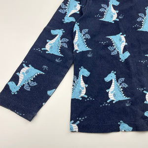 Boys KID, long sleeve pyjama top, dragons, FUC, size 5,  