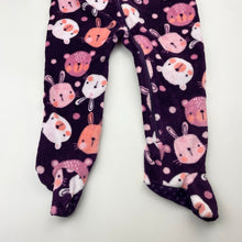 Load image into Gallery viewer, Girls anko, fleece zip coverall / romper, EUC, size 1,  