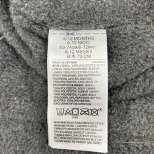 Load image into Gallery viewer, Unisex GAP, down/feather filled, fleece-lined pram suit &amp; mittens, NEW, size 0,  