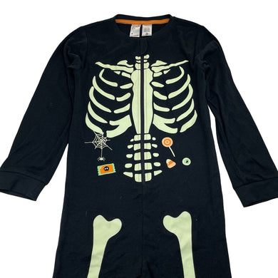 Unisex anko, glow-in-the-dark Halloween pyjama suit, EUC, size 8,  