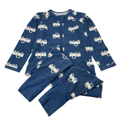 Boys Bonds, zip Wondersuit / zippy / romper, trucks, EUC, size 2,  