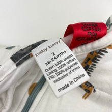 Load image into Gallery viewer, Unisex Baby Baby, wadded cotton sleeping bag, EUC, size 2,  