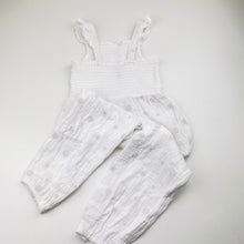 Load image into Gallery viewer, Girls anko, embroidered cotton playsuit / romper, EUC, size 2,  