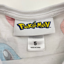 Load image into Gallery viewer, Unisex Nintendo, Pokemon cotton tee / top, EUC, size 5,  