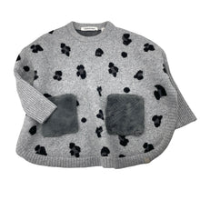 Load image into Gallery viewer, Girls Country Road, soft feel knit poncho sweater (size Small), GUC, size 2-4,  