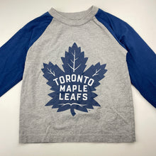Load image into Gallery viewer, Boys NHL, Toronto Maple Leafs long sleeve tee, EUC, size 4-5,  