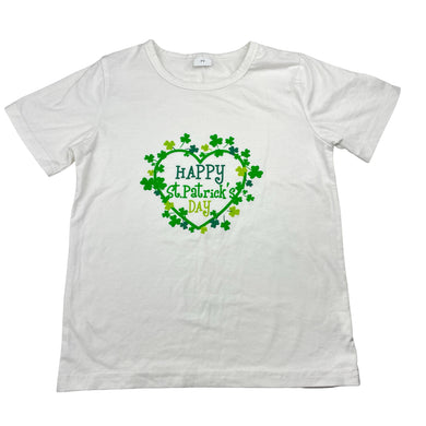 Girls lightweight, St Patrick's Day tee / top, GUC, size 7,  