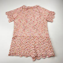 Load image into Gallery viewer, Girls Handmade, knit cardigan (no buttons), armpit to armpit: 30cm, length: 45cm, EUC, size 5,  