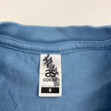 Load image into Gallery viewer, Boys AS Colour, blue cotton tee / top, surf, GUC, size 8,  