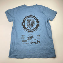 Load image into Gallery viewer, Boys AS Colour, blue cotton tee / top, surf, GUC, size 8,  