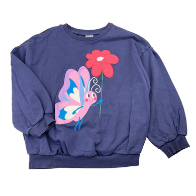 Girls Target, cotton sweater / jumoer, butterfly, FUC, size 5,  