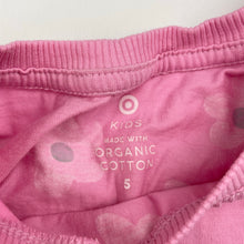 Load image into Gallery viewer, Girls Target, floral organic cotton tee / top, EUC, size 5,  