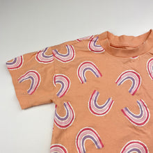 Load image into Gallery viewer, Girls KID, cotton tee / top, rainbows, GUC, size 5,  