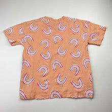 Load image into Gallery viewer, Girls KID, cotton tee / top, rainbows, GUC, size 5,  