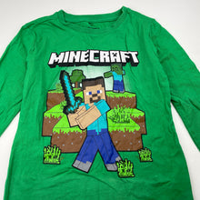 Load image into Gallery viewer, Boys Mojang, MINECRAFT cotton long sleeve tee / top, EUC, size 6,  