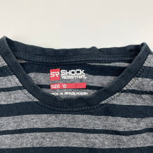 Load image into Gallery viewer, Boys Shock Resistant, striped long sleeve tee / top, FUC, size 10,  