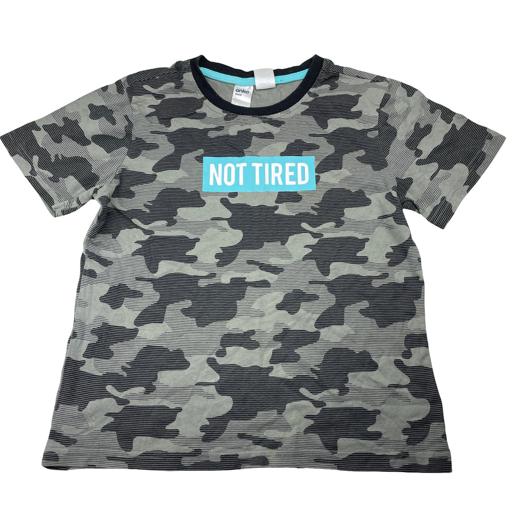 Boys Anko, cotton pyjama tee / top, GUC, size 10,  