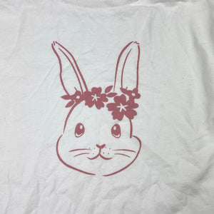 Girls Anko, cotton long sleeve tee / top, rabbit, EUC, size 9,  