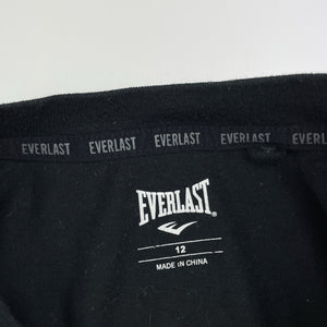 Boys EVERLAST, black tee / top, EUC, size 12,  