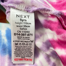 Load image into Gallery viewer, Unisex Next, tie-dyed cotton tee / top, EUC, size 5,  