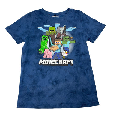Boys Mojang, MINECRAFT tie-dyed tee / top, FUC, size 8,  
