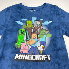 Load image into Gallery viewer, Boys Mojang, MINECRAFT tie-dyed tee / top, FUC, size 8,  