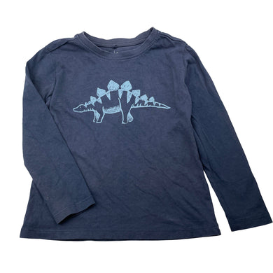 Boys anko, cotton long sleeve tee / top, dinosaur, GUC, size 4,  