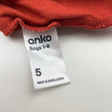 Load image into Gallery viewer, Boys anko, cotton long sleeve tee / top, GUC, size 5,  