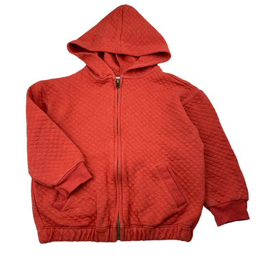 Girls Anko, lightly quilted zip hoodie sweater, GUC, size 5,  