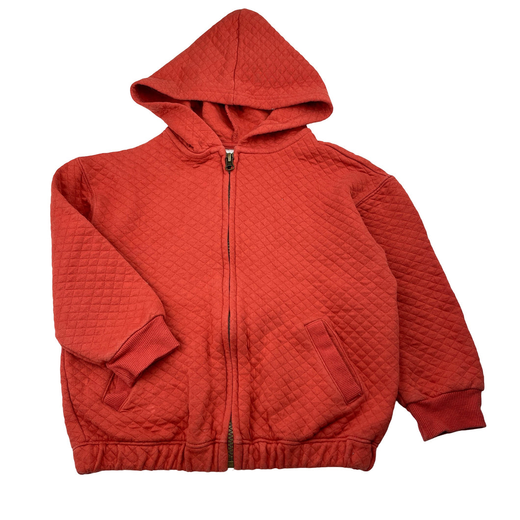 Girls Anko, lightly quilted zip hoodie sweater, GUC, size 5,  