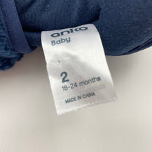 Load image into Gallery viewer, Boys Anko, soft fleece zip hoodie sweater, EUC, size 2,  