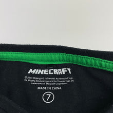 Load image into Gallery viewer, Boys Mojang, MINECRAFT cotton long sleeve tee / top, EUC, size 7,  