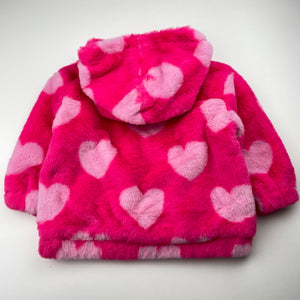 Girls Anko, lined soft fleece hoodie sweater, EUC, size 2,  