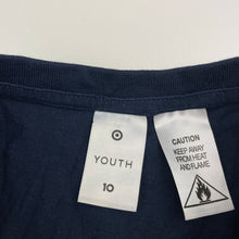 Load image into Gallery viewer, Boys Target, navy cotton pyjama tee / top, EUC, size 10,  