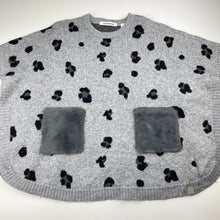 Load image into Gallery viewer, Girls Country Road, soft feel knit poncho sweater (size Large), GUC, size 8-12,  