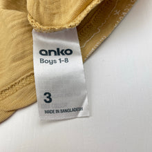 Load image into Gallery viewer, Boys Anko, yellow cotton tank top, EUC, size 3,  