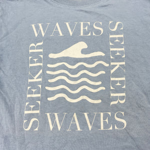Boys Cotton On, blue cotton tee / top, surf, EUC, size 2,  
