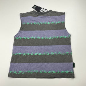Boys GHANDA, cotton singlet / tank top, Grom Squad, NEW, size 1-2,  