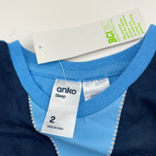 Load image into Gallery viewer, Boys Anko, long sleeve pyjama tee / top, NEW, size 2,  