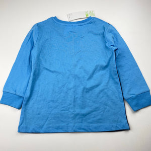 Boys Anko, long sleeve pyjama tee / top, NEW, size 2,  